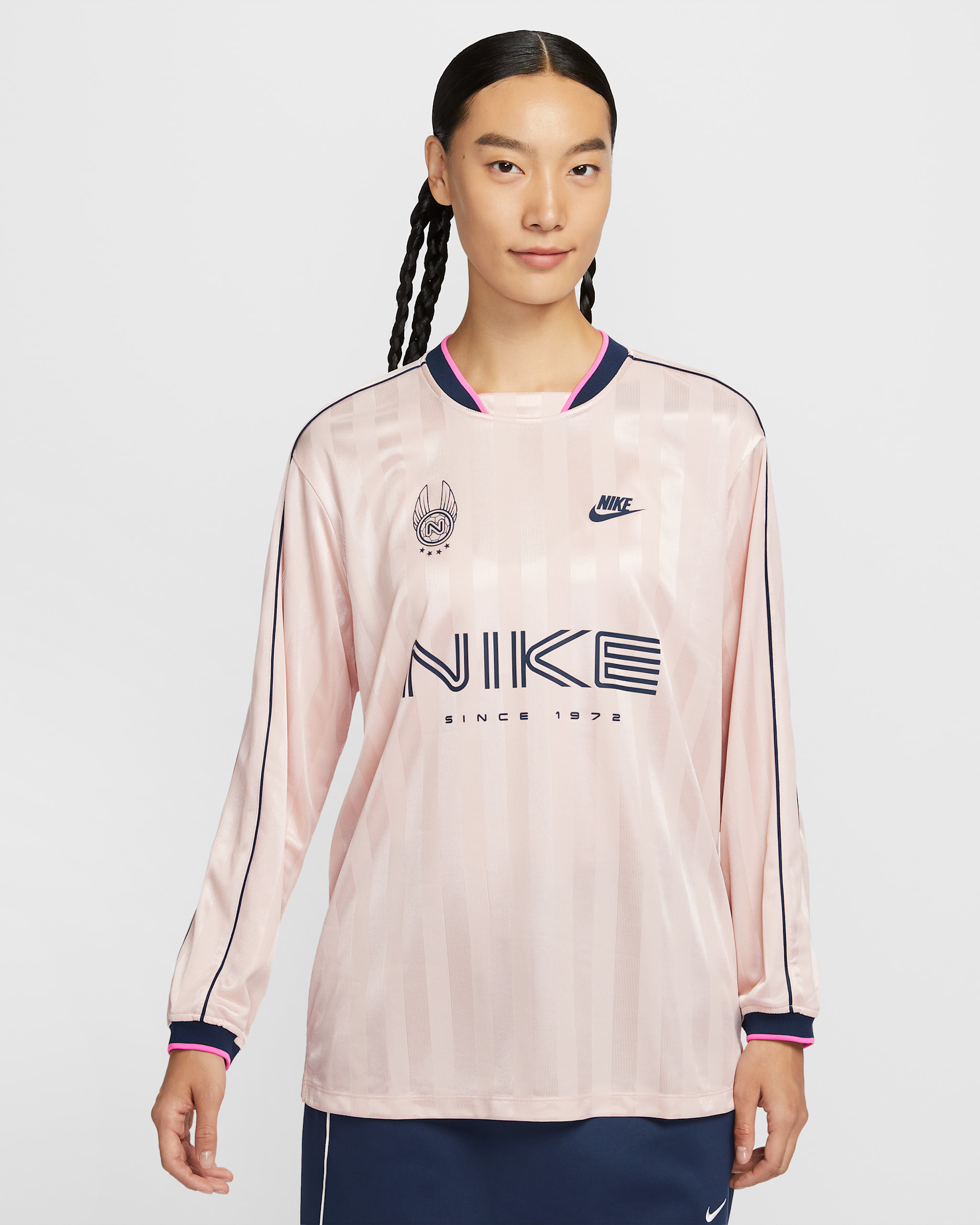 Nike Sportswear Women's Long-Sleeve Jersey Top. Nike ID
